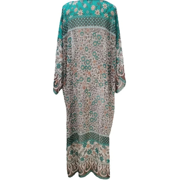 Floral Kimono Long Duster - Picture 5 of 12